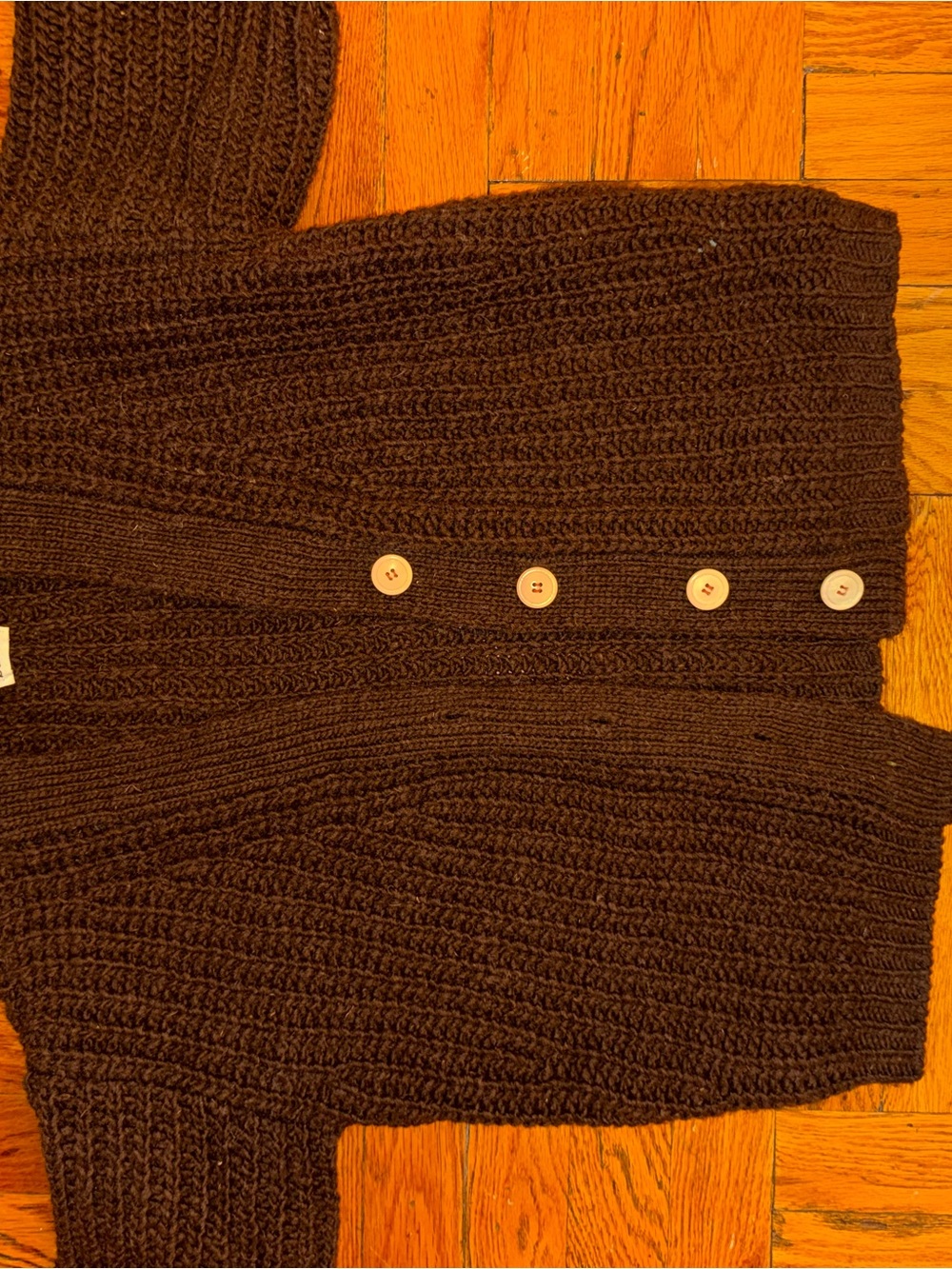Babaa mini 3/4 sleeve women’s cardigan wool